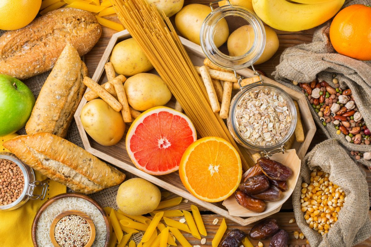 Gluten free food, healthy eating dieting concept
